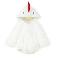 thumbnail image 1 of Huowey Toddler Baby Children Boys Girls Jumpsuits Christmas Chicken Animal Hooded Romper Bodysuits, 1 of 8
