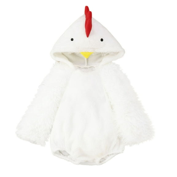 Huowey Toddler Baby Children Boys Girls Jumpsuits Christmas Chicken Animal Hooded Romper Bodysuits
