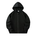 thumbnail image 1 of Huowey Toddler Baby Kids Long Sleeve Solid Color Zipper Hoodies Sweatshirts Tops Children Unisex Soft Coat Blouse With Pocket Leisure Dailywear, 2-3 Years, 1 of 7
