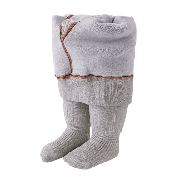 Huowey Toddler Baby Tight Toddler Thick Stocking Leggings Knit Footed Tight Girl Warm Winter Pantyhose With Bowknot Comfort Dailywear, S