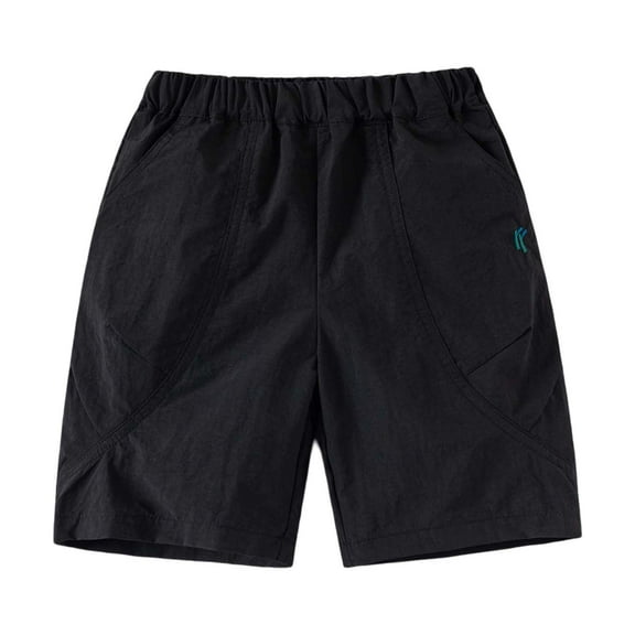 Huowey Toddler Boys' Loose Fit Casual Shorts Breathable 5 Point Play Pants for Everyday Outdoor Activities