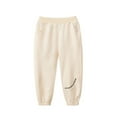 thumbnail image 1 of Huowey Toddler Clothing Fall New 2025 Children Pants Boys Girls Track Pants Cute Dailywear, 5-6 Years, 1 of 2