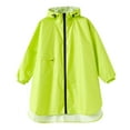thumbnail image 1 of Huowey Toddler Girls Boys Rain Suit Raincoat Boys Girls Rain Jacket Hooded Dinosaur Poncho Waterproof Coat Outdoor Sports Raincoat,Green,7-9 Years, 1 of 4