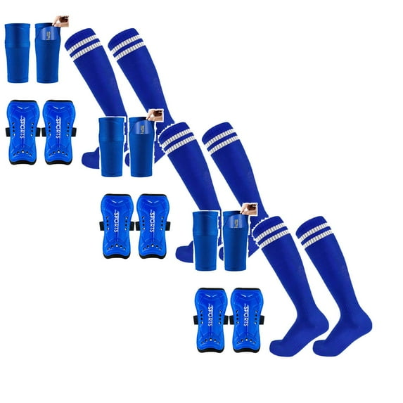Huowey Toddler Girls Socks 3 Pairs Soccer Socks Baseball Softball Socks Football Socks Toddler Knee High Socks For Girls Boys,One Size