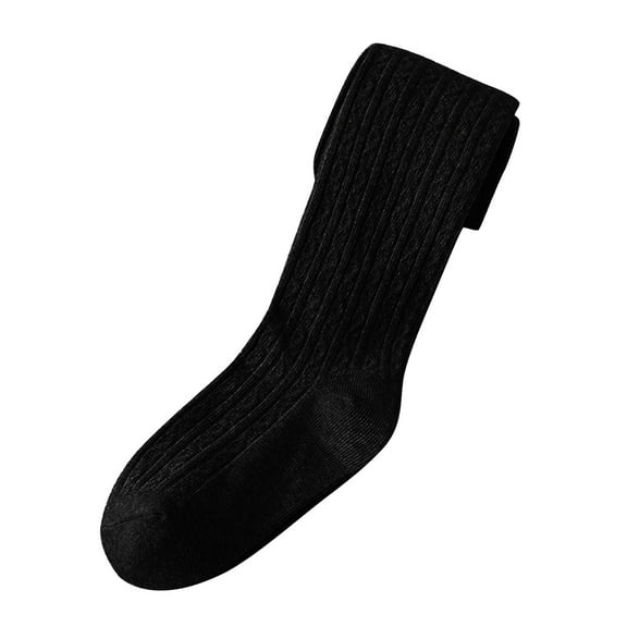 Huowey Toddler Kids Baby Girls Cotton Solid Warm Leggings Pantyhose Stretchy Basic Full Length Pants Socks Pantihose for Winter