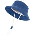 thumbnail image 1 of Huowey Baby Girl Sun Hat With UPF 50+ Outdoor Adjustable Toddler Beach Hat With Wide Brim Bucket Hats For Kids, 1 of 6
