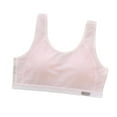 thumbnail image 1 of Huowey Toddler Training Bras For Girls Teen Girls Sports Bras Comfort Soft Solid Color Bras Leisure Dailywear, 9-12 Years, 1 of 3