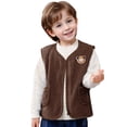 thumbnail image 1 of Huowey Toddler Vests For Fall Wear Children Clothing Fashion Plus Thick Vest For Coat For Baby Boho Dailywear, 8-9 Years, 1 of 4