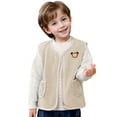 thumbnail image 1 of Huowey Toddler Vests For Fall Wear Children Clothing Fashion Plus Thick Vest For Coat For Baby Cute Dailywear, 3-4 Years, 1 of 9