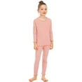 thumbnail image 1 of Huowey Warm Underwear Set Big Children Girls Base Long Girls Winter Warm Underwear Comfortable Breathable Thick Autumn and Winter, 1 of 7
