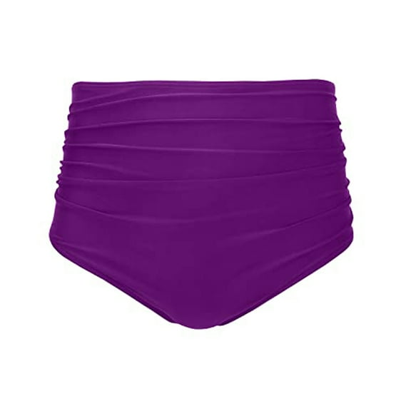 Huowey Women Swimwear High Waisted Swim Bottoms Skirts Ruched Bikini Sets Tankini Briefs Swimsuit Shorts Underwear Brazilian Beachwear Honeymoon Cruise Trendy Wear