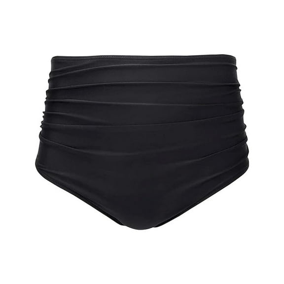Huowey Women Swimwear High Waisted Swim Bottoms Skirts Ruched Bikini Sets Tankini Briefs Swimsuit Shorts Underwear Resort Swim Wear Honeymoon Cruise Trendy Wear