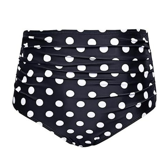 Huowey Women Swimwear High Waisted Swim Bottoms Skirts Ruched Bikini Sets Tankini Briefs Swimsuit Shorts Underwear Tropical Swim Wear Honeymoon Cruise Trendy Wear