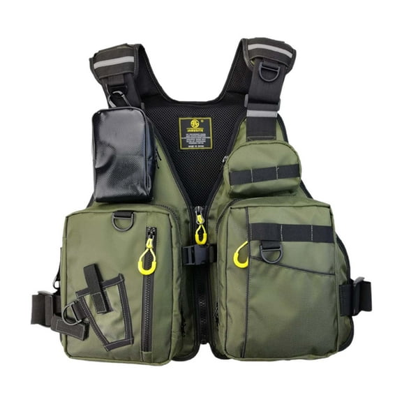 Huowey Women Swimwear Kayak Life Jacket Large Buoyancy Adult Outdoor Fishing Life Vest Pocket Fishing Buoyancy Vest Tropical Swim Wear Honeymoon Cruise Trendy Wear