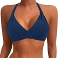 thumbnail image 1 of Huowey Women Swimwear Plus Size Bikini Tops Large Bust Swim Tops Full Coverage Swimsuit Tops Sport Bra Bathing Suit Tops Resort Swim Wear Honeymoon Cruise Trendy Wear, 1 of 5