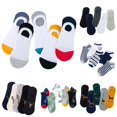 thumbnail image 1 of Huowey Womens 5 Pairs No Show Socks Low Cut Athletic Casual Boat Socks Breathable Stretchy Cozy Daily Wear Socks, 1 of 4