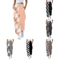 thumbnail image 1 of Huowey Womens Baggy Sweatpants Halloween Themed Graphic High Waist Joggers Pants With Pocket Drawstring Casual Daily Trendy Fall Winter Bottoms,Beige,L, 1 of 6