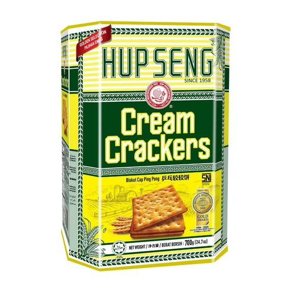 Cap Ping Pong. Cream Crackers Tin