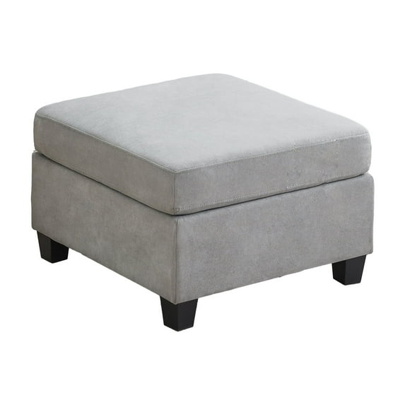 Hupicker 1PC Foot sofa for Living Room, Convertible Sectional Sofa Couch, Apartment, Grey