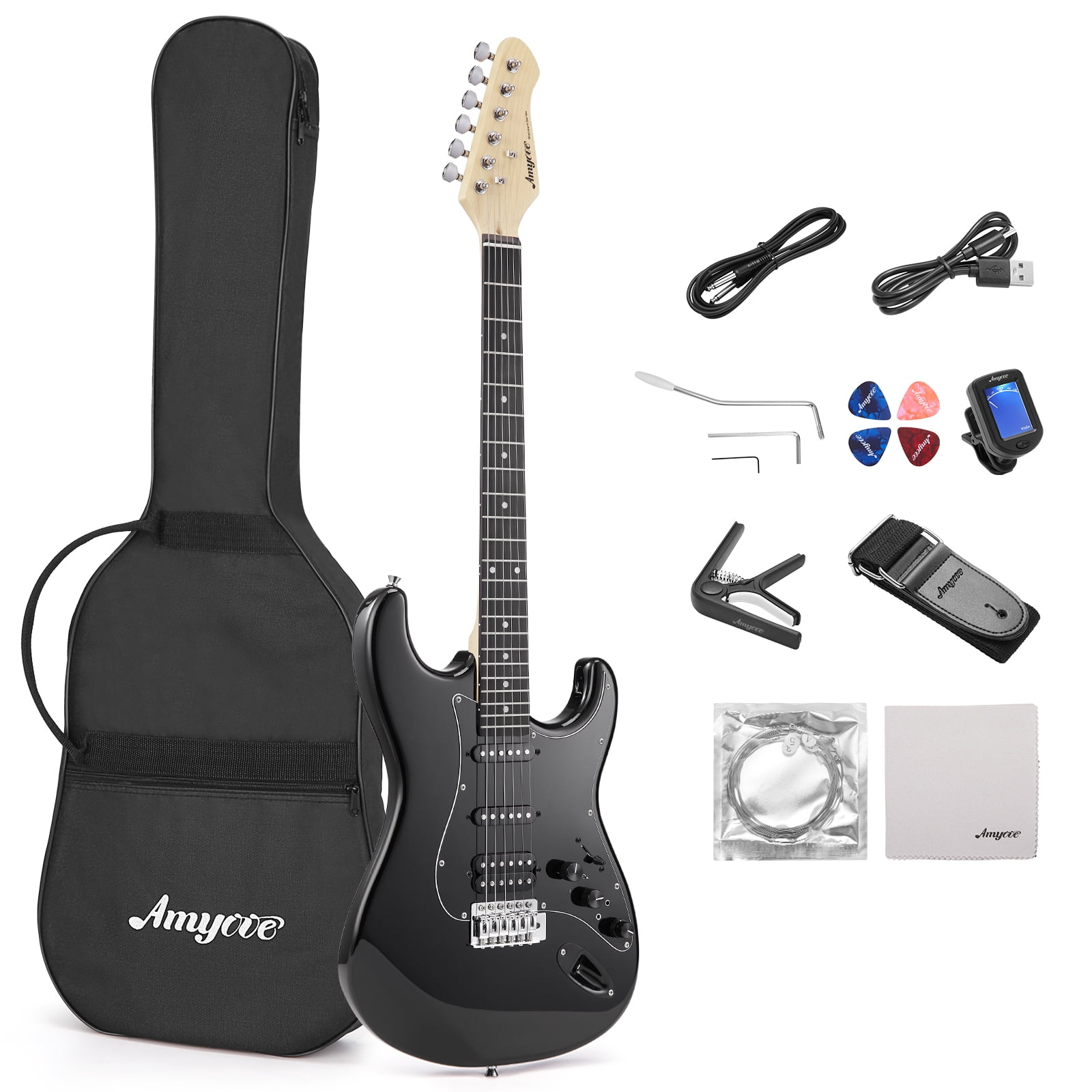 Hupicker 39 Inch Full Size AMYOVE AMY Electric Guitar Kit