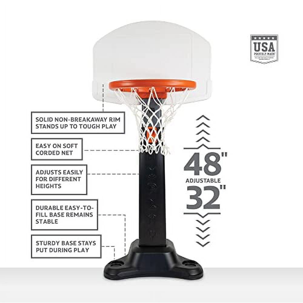 Huplay Rookie Small Basketball Set - Adjustable - Walmart.com
