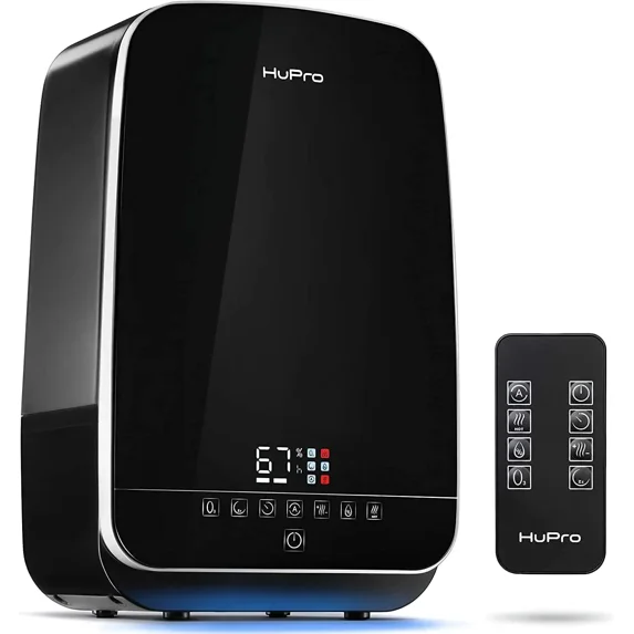 Hupro PRO-773 5.5L 500 sq ft Ultrasonic Warm & Cool Mist Humidifier, White