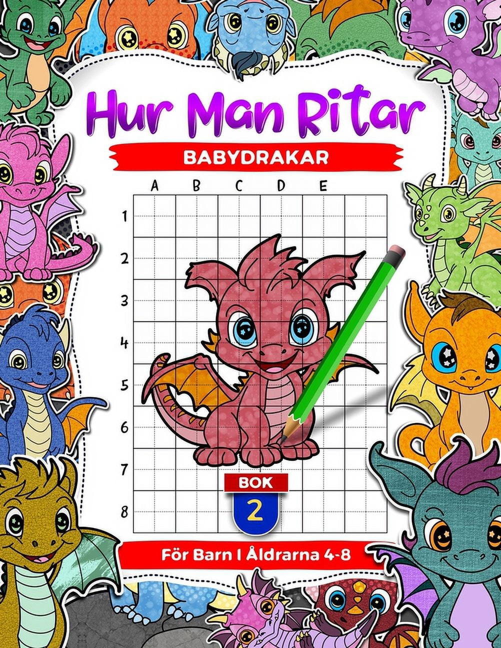 Hur Man Ritar Böcker För Barn Hur man ritar babydrakar för barn i ...