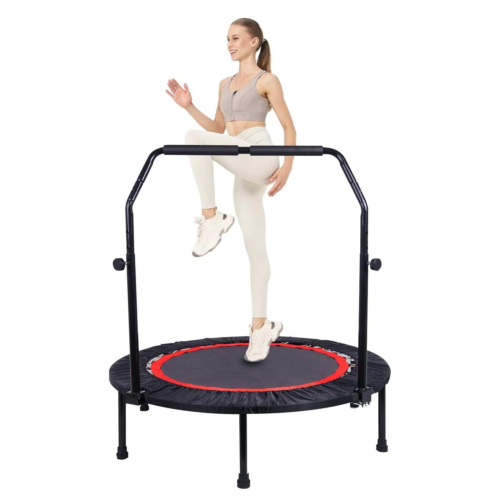 Airzone 38 Fitness Bungee Trampoline Exercise Rebounder with Removable Pad Blue Walmart