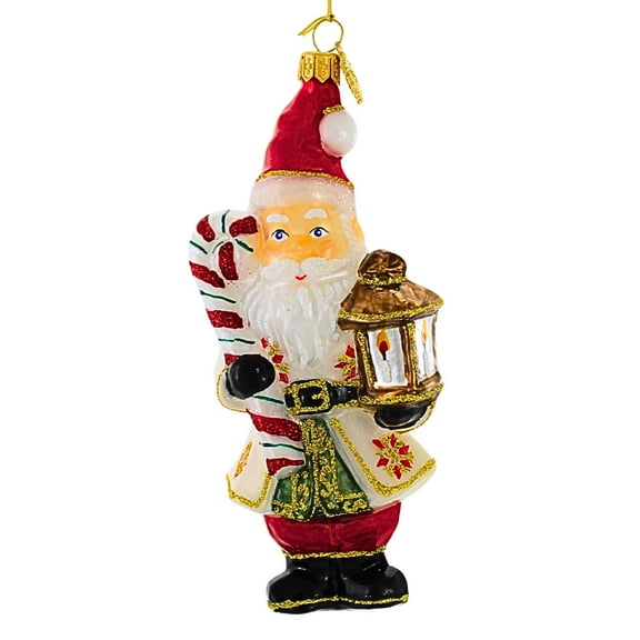Huras Family 6.00In Christmas Gnome, Glass, Hand-Painted Keepsake Hf1050