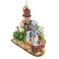 thumbnail image 1 of Huras Together Forever Snow Family Glass Ornameny Mom Dad Brother Sled S420, 1 of 3