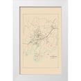 thumbnail image 1 of Hurd 13x18 White Modern Wood Framed Museum Art Print Titled - Stamford Connecticut - Hurd 1893, 1 of 4