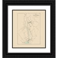 thumbnail image 1 of Hurd 15x17 Black Ornate Wood Framed with Double Matting Museum Art Print Titled - Southington Connecticut - Hurd 1893, 1 of 4