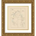 thumbnail image 1 of Hurd 15x17 Gold Ornate Wood Framed with Double Matting Museum Art Print Titled - Moosup, Dayville, Wauregan, Windham Connecticut, 1 of 4