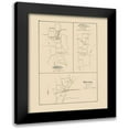 thumbnail image 1 of Hurd 20x23 Black Modern Framed Museum Art Print Titled - Darien, Newtown, Ridgefield Connecticut - Hurd, 1 of 5
