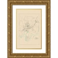 thumbnail image 1 of Hurd 21x32 Gold Ornate Wood Framed with Double Matting Museum Art Print Titled - Stamford Connecticut - Hurd 1893, 1 of 4