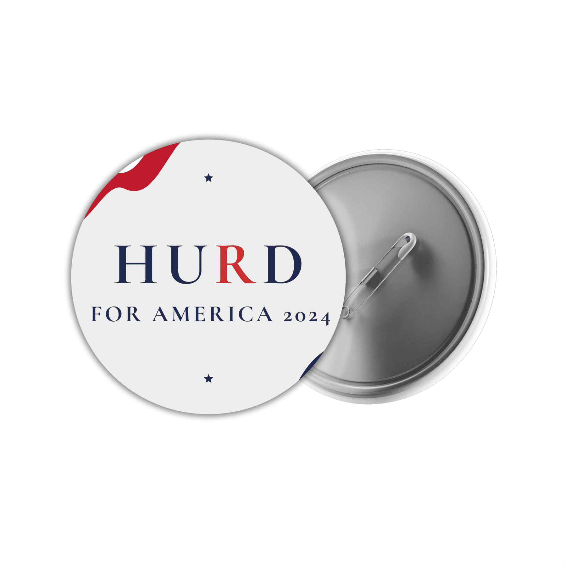 Hurd for America 2024 2024 Presidential Election Button Pin Badge 3