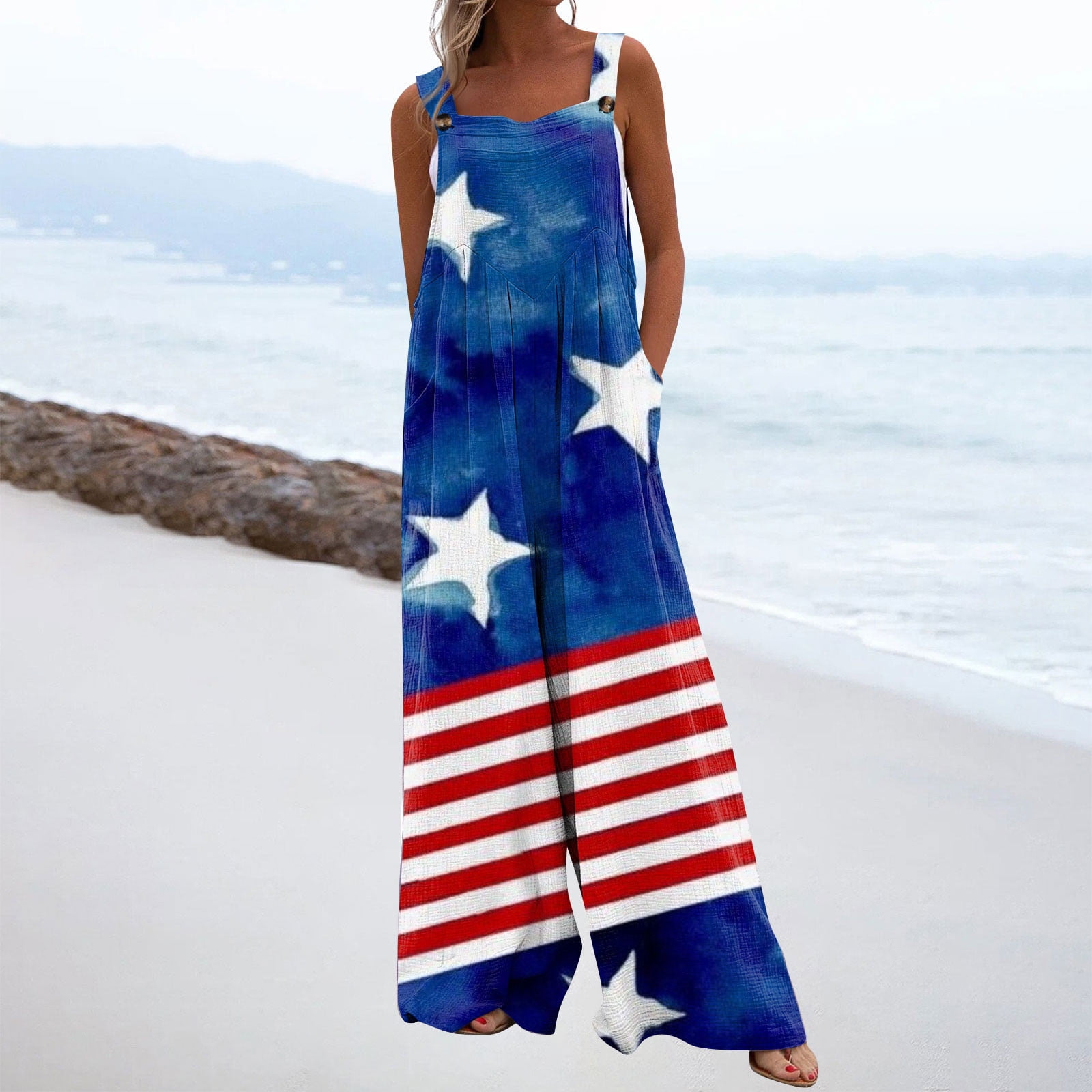 Fourth of july rompers sales