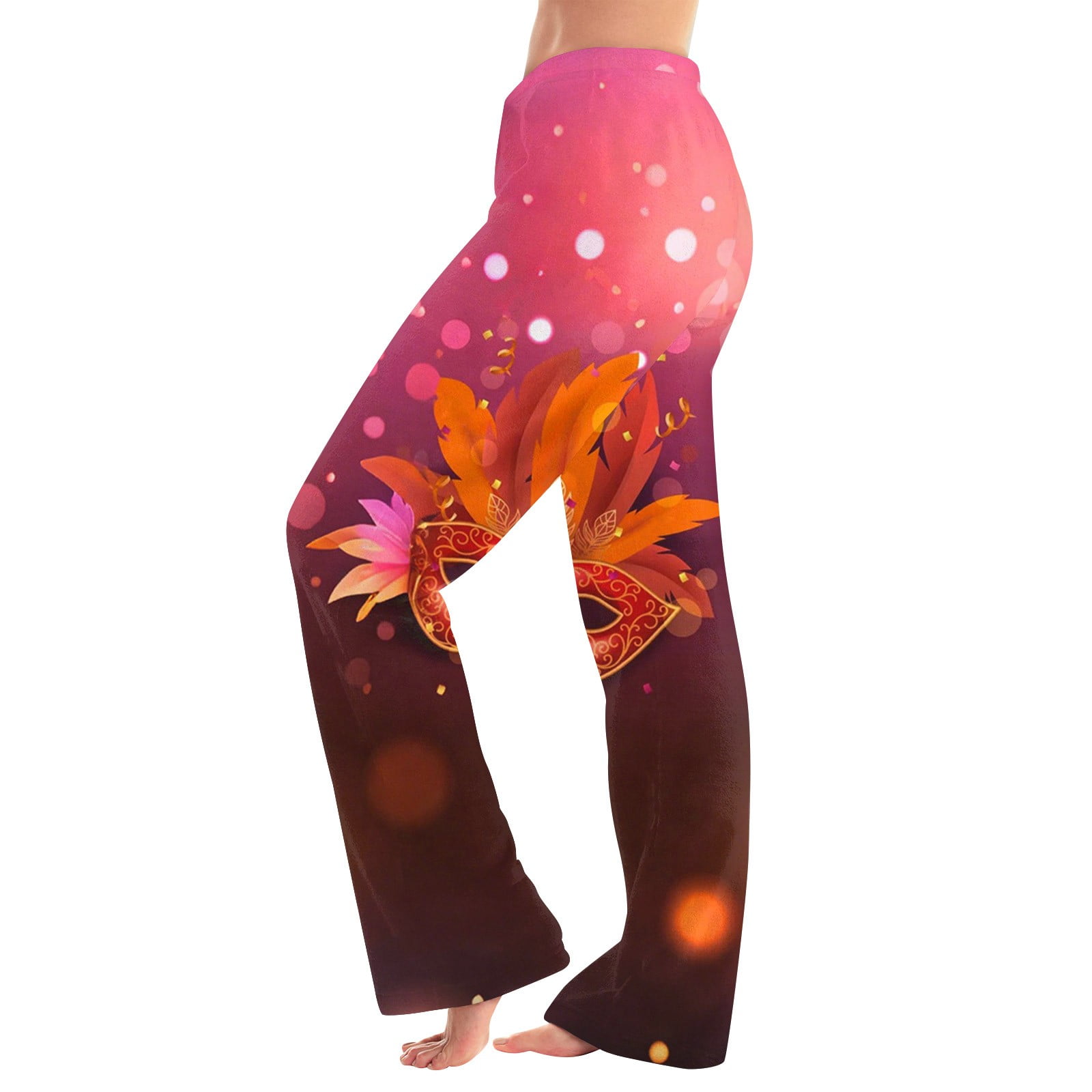 mardi gras sequin wide leg pants