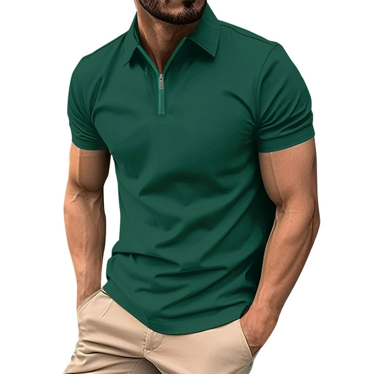 Solid color golf shirts online