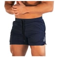 thumbnail image 1 of Huresd Men's Athletic Shorts Gym Workout Short Shorts Casual Shorts Running Bodybuilding 5 Inch Inseam Shorts Navy 2XL, 1 of 6