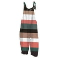 thumbnail image 1 of Huresd Womens Jumpsuits Casual Dressy Casual Loose Shoulder Strap Summer Dressy Sunflower Print Long Rompers Sleeveless Long Pants Overalls Jumpers 2024 Clothes Multicolor 3XL, 1 of 3