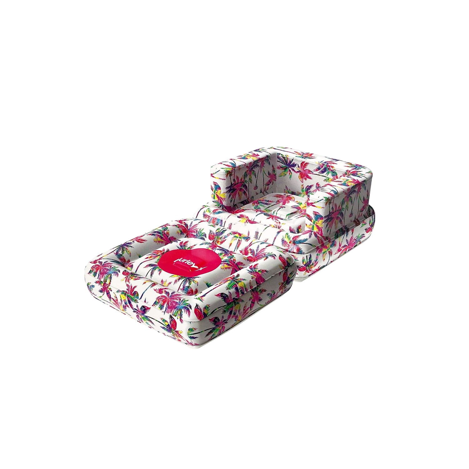 Hurley 2In1 Inflatable Pool Float LoungerPink Palm Tree (1531010A