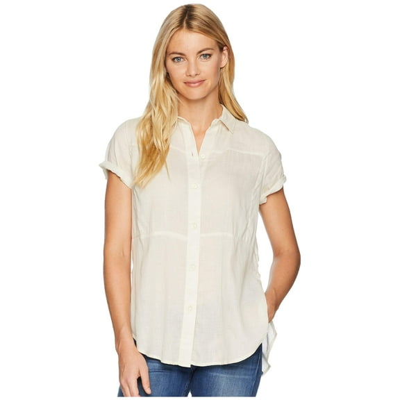 Hurley Aa5071 Womens Wilson Static Shirt Light Bone M