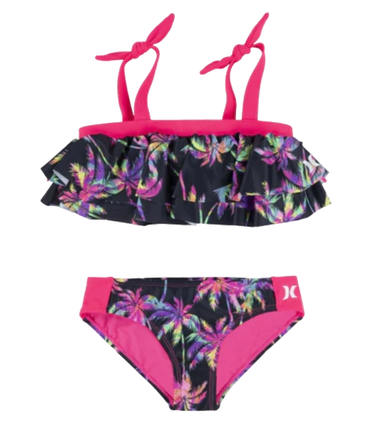 Hurley Annie Gonna Mini A Gradini Donna Morbida E Comoda Con Vita Elasticizzata - 4