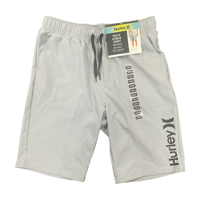 つっちー　4mm50cm Hurley Boy's Adjustable Waist 4-Way Stretch Hybrid Short