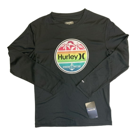 Hurley Boy's Long Sleeve Dri-Fit UPF 50+ Swim Shirt (5/6)