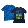 thumbnail image 1 of Hurley Boy's Short Sleeve Crew Neck Soft Jersey Graphic T-Shirt (Neptune Blue, 7/8), 1 of 1