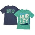 thumbnail image 1 of Hurley Boy's Short Sleeve Crew Neck Soft Jersey Graphic T-Shirt (Tropical Twist/White, 10/12), 1 of 1