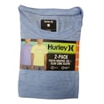 thumbnail image 1 of Hurley Boy's Soft & Breathable Crew Neck Graphic Tee & Slub Long Sleeve Tee, 2pk (Volt, XL (14/16)), 1 of 2