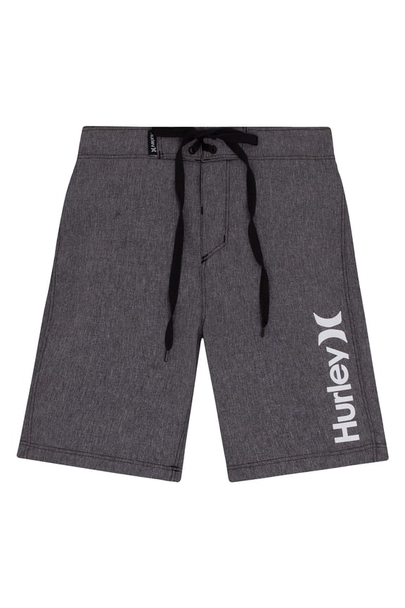 Boys Board Shorts Black Heather 2T